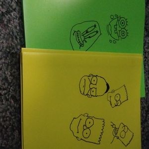 Two folders spongebob and Simpsons